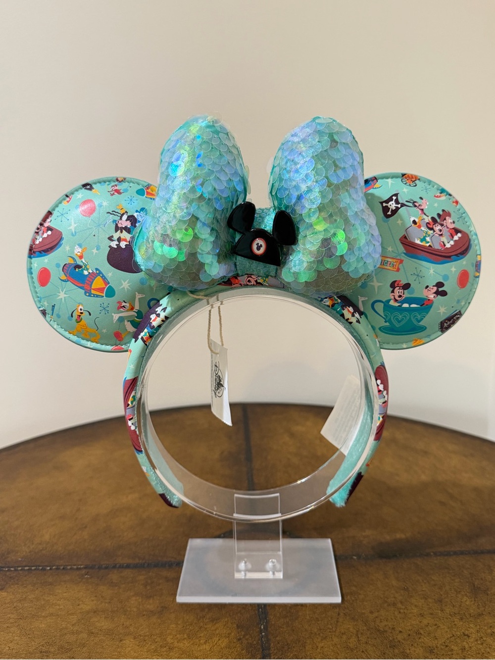 NEW DISNEY “PLAY IN THE PARKS” COLLECTION MINNIE MICKEYS EARS HEADBAND